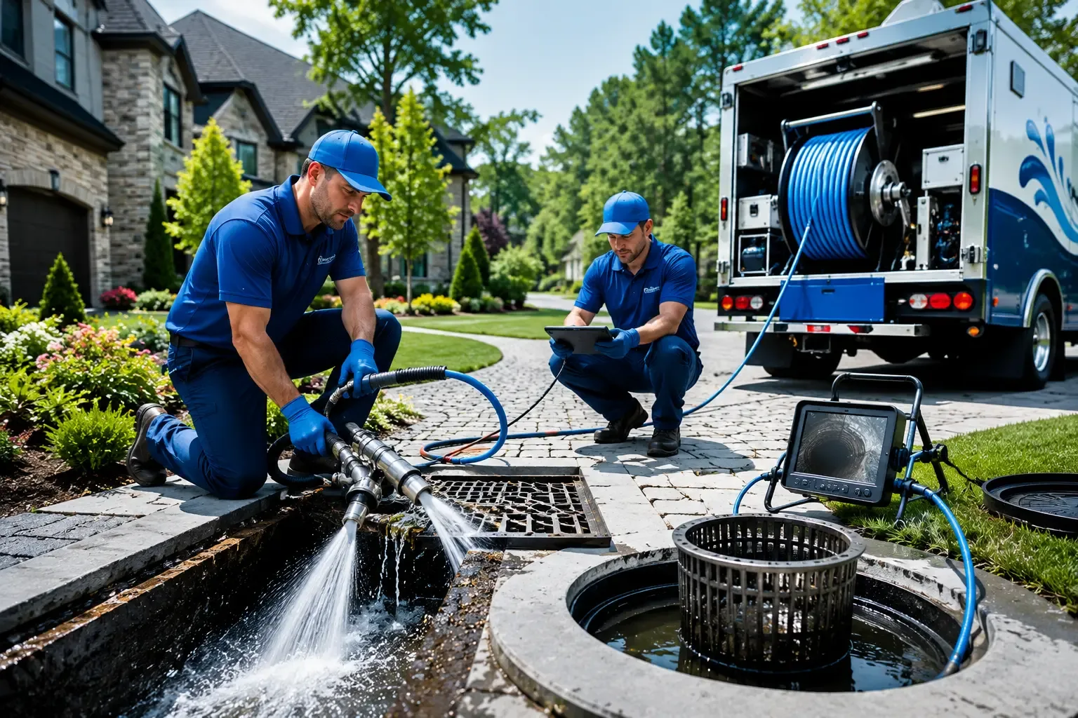 Local outdoor drain cleaning professionals in Kettlersville, OH